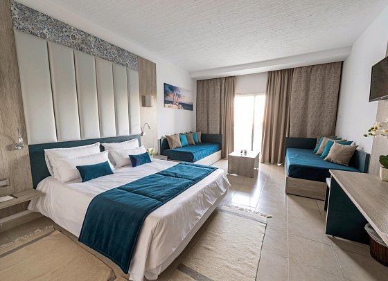Mahdia Beach & Aquapark - Wohnbeispiel Vierbettzimmer (Zimmercodierungen RB1 & RB2)