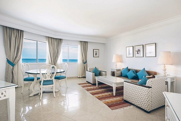 Iberostar Selection Royal El Mansour - Wohnbeispiel Juniorsuite Meerblick (Zimmercodierungen JBM & J1M)