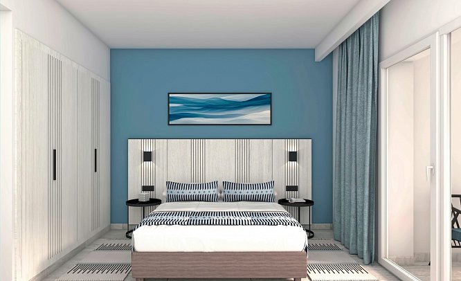 Calimera El Borj - Wohnbeispiel Doppelzimmer (Zimmercodierungen DB1, DC1, DP1 & DS2)