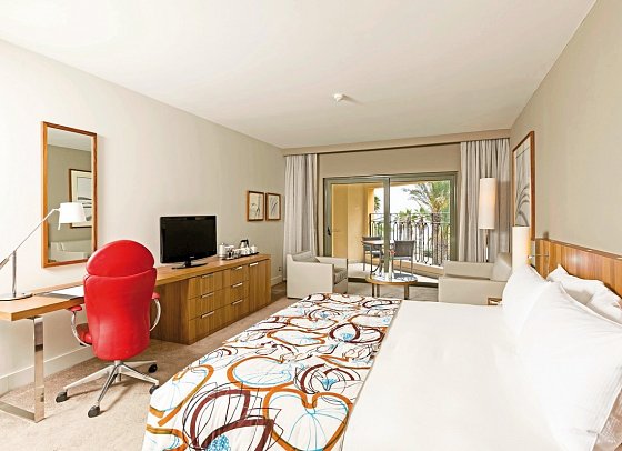Hilton Malta - Wohnbeispiel Doppelzimmer Gartenblick (Zimmercodierung DBG)