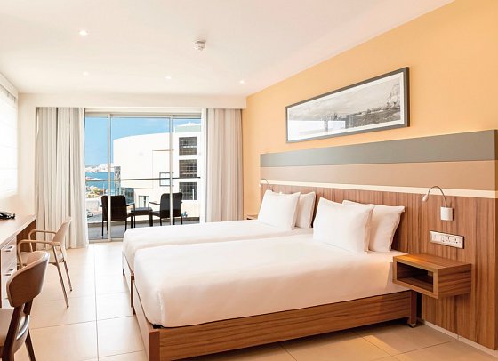DoubleTree by Hilton Malta - Wohnbeispiel Doppelzimmer Deluxe (Zimmercodierungen DD1 & DD3)