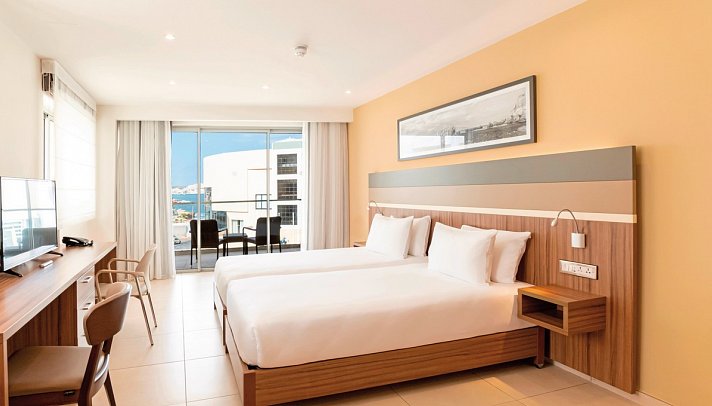 DoubleTree by Hilton Malta - Wohnbeispiel Doppelzimmer Deluxe (Zimmercodierungen DD1 & DD3)