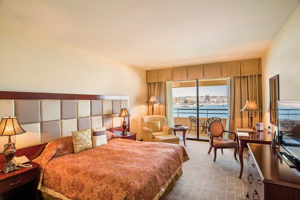 Grand Hotel Excelsior Malta - Wohnbeispiel Doppelzimmer Deluxe (Zimmercodierung DDO)