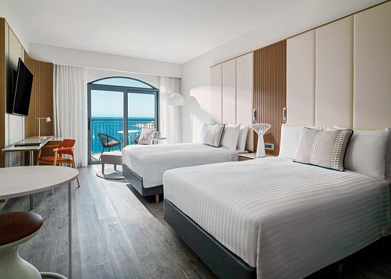 Malta Marriott Resort & Spa - Wohnbeispiel Doppelzimmer Club (Zimmercodierung ULP)