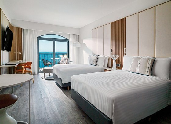 Malta Marriott Resort & Spa - Wohnbeispiel Doppelzimmer Club (Zimmercodierung ULP)