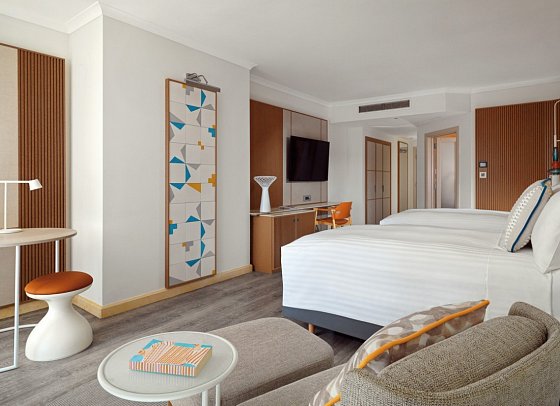 Malta Marriott Resort & Spa - Wohnbeispiel Doppelzimmer Deluxe (Zimmercodierungen DDM & DDP)