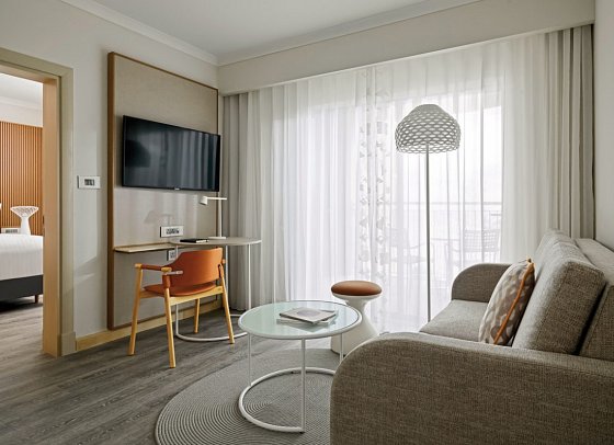Malta Marriott Resort & Spa - Wohnbeispiel Junior Suite (Zimmercodierungen JB1 & JBM)