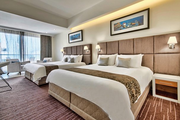 The George, Urban Boutique Hotel - Wohnbeispiel Doppelzimmer Deluxe (Zimmercodierung DD1)