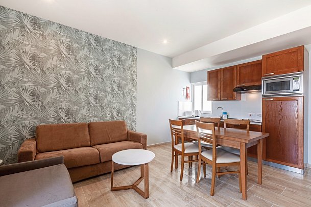 Pergola Hotel & Spa - Wohnbeispiel Appartement 2 Schlafzimmer (Zimmercodierungen OBL & OBM)