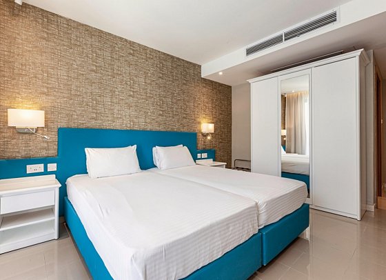 Pergola Hotel & Spa - Wohnbeispiel Doppelzimmer (Zimmercodierung DB1)