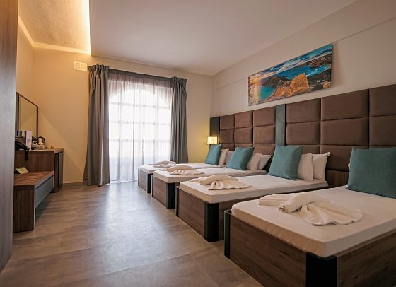 Pebbles Resort - Wohnbeispiel Vierbettzimmer (Zimmercodierung FS1)
