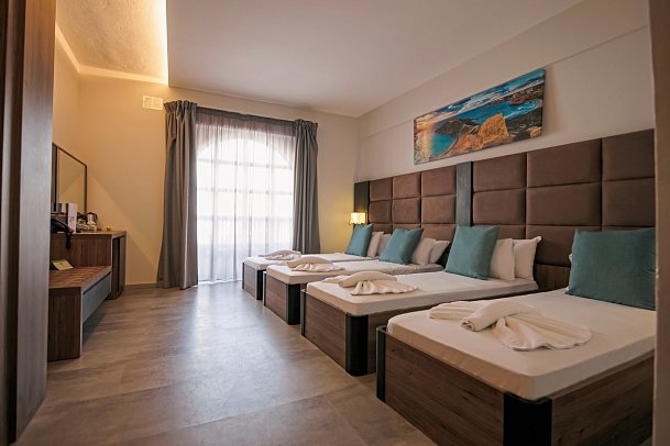 Pebbles Resort - Wohnbeispiel Vierbettzimmer (Zimmercodierung FS1)