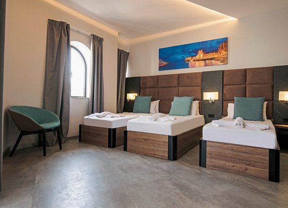 Pebbles Resort - Wohnbeispiel Dreibettzimmer Superior (Zimmercodierung TS1)