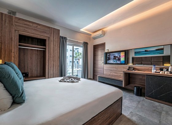 Pebbles Resort - Wohnbeispiel Doppelzimmer Superior Poolblick (Zimmercodierung DSP)