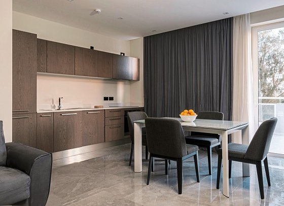 Urban Valley Resort & Spa - Wohnbeispiel Suite Familie mit Küche (Zimmercodierung WI1)