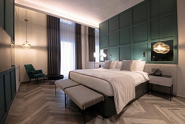 The Embassy Valletta Hotel - Wohnbeispiel Doppelzimmer Deluxe (Zimmercodierung DD1)