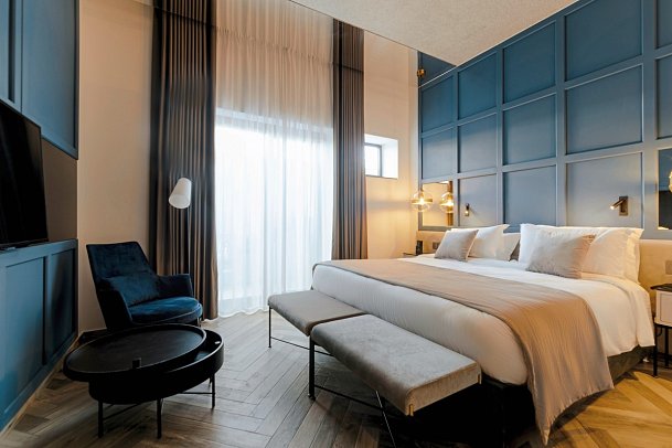 The Embassy Valletta Hotel - Wohnbeispiel Doppelzimmer Superior (Zimmercodierungen DS1 & DSM)