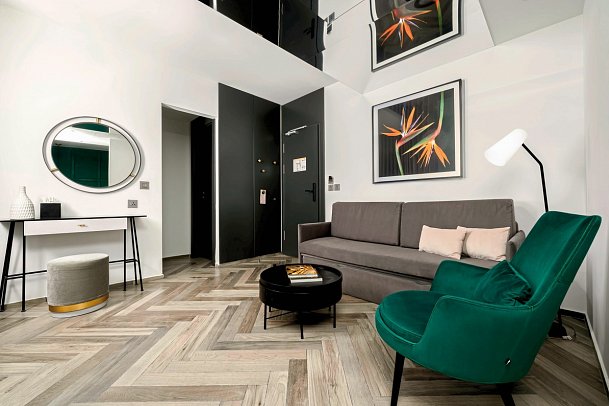 The Embassy Valletta Hotel - Wohnbeispiel Familienzimmer Deluxe (Zimmercodierung FD1)