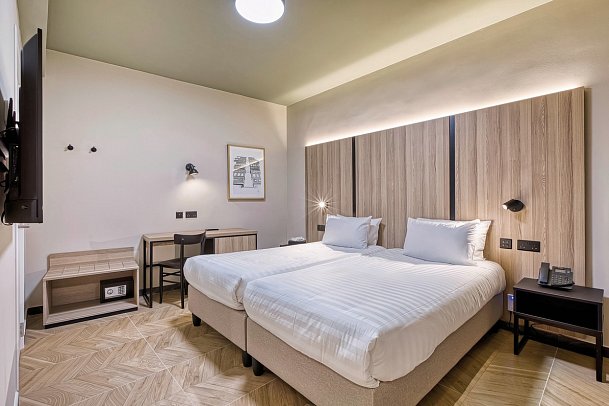 VITA Hotel & Rooftop - Wohnbeispiel Doppelzimmer Standard (Zimmercodierung DG1)