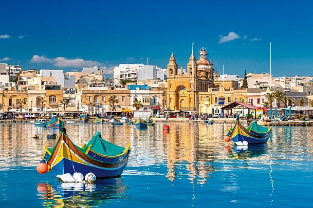 Entdeckungsreise auf Malta - Fischerboote in Marsaxlokk