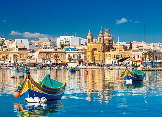 Entdeckungsreise auf Malta - Fischerboote in Marsaxlokk
