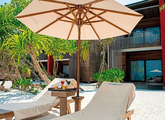 The Barefoot Eco Hotel - Wohnbeispiel Beachfront (Zimmercodierungen UG3 & VV3)