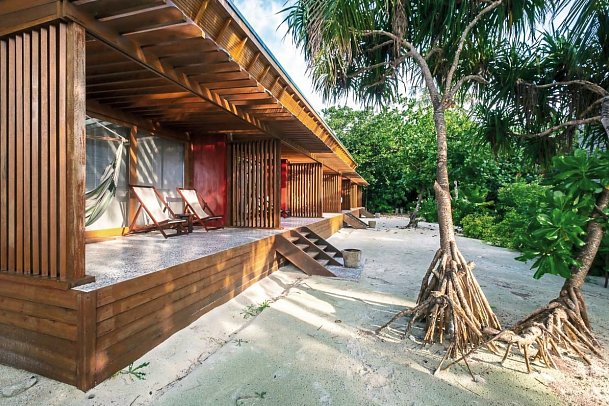 The Barefoot Eco Hotel - Wohnbeispiel Beachside (Zimmercodierungen UG2 & VV2)