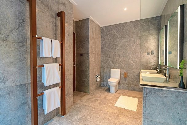 Meeru Maldives Resort Island - Beispiel Bad Beach Pool Villa (Zimmercodierungen VB3 & VB4)