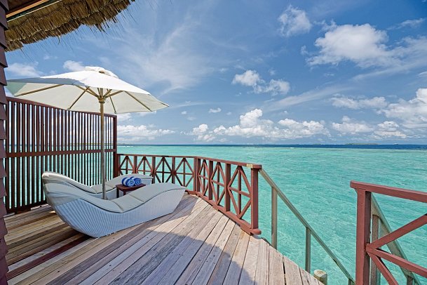 Thulhagiri Island Resort - Wohnbeispiel Water Bungalow (Zimmercodierung BX1)