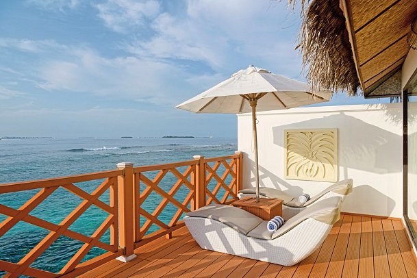 Thulhagiri Island Resort - Wohnbeispiel Superior Water Bungalow (Zimmercodierung BX2)