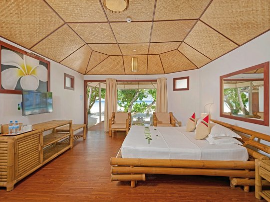 Thulhagiri Island Resort - Wohnbeispiel Beach Bungalow (Zimmercodierung BB1)