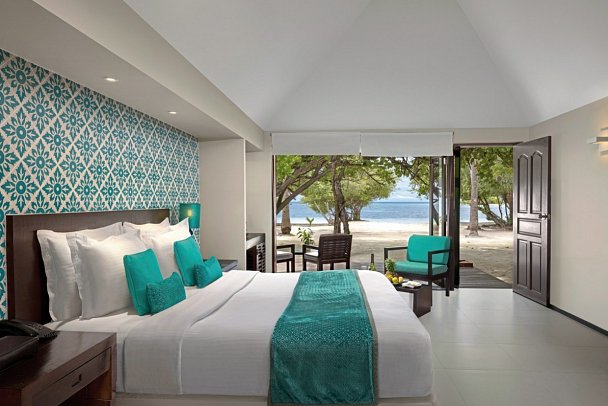 ADAARAN Select Hudhuranfushi - Wohnbeispiel Beach Villa (Zimmercodierungen VB1 & VB7)