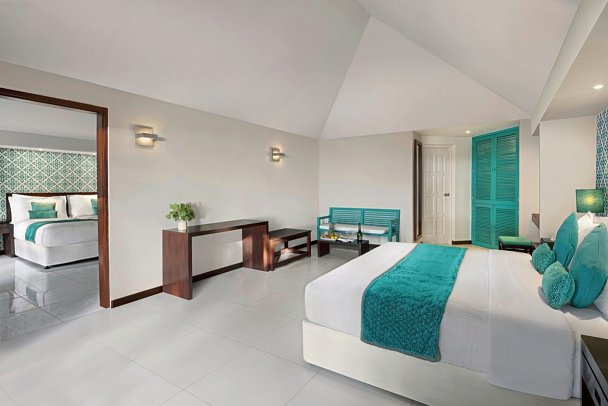 ADAARAN Select Hudhuranfushi - Wohnbeispiel Family Beach Villa (Zimmercodierungen FB1, FB2, FV1 & FV2)