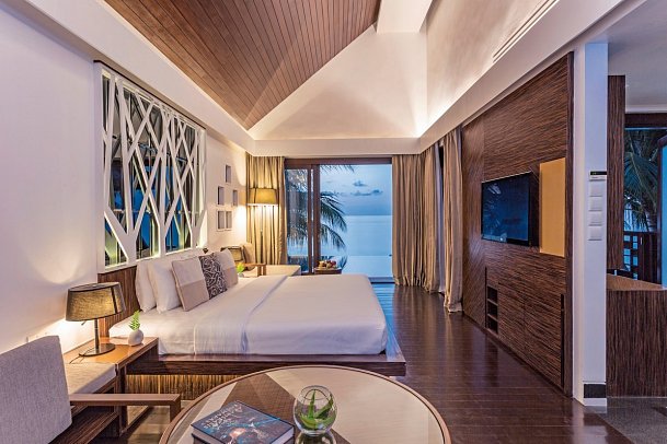 Bandos Maldives - Wohnbeispiel Beach Pool Villa (Zimmercodierungen VBR & VVR)