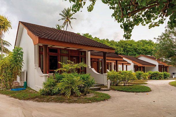 Bandos Maldives - Wohnbeispiel Standard Beachfront (Zimmercodierungen UG1 & UG7)