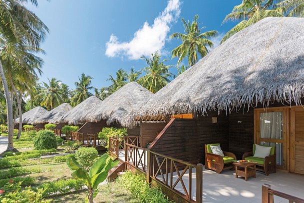 Bandos Maldives - Wohnbeispiel Garden Villa (Zimmercodierungen VG1 & VG7)