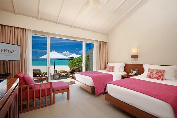 Centara Ras Fushi Resort & Spa Maldives - Wohnbeispiel Beach Villa (Zimmercodierungen VB1 & VB2)