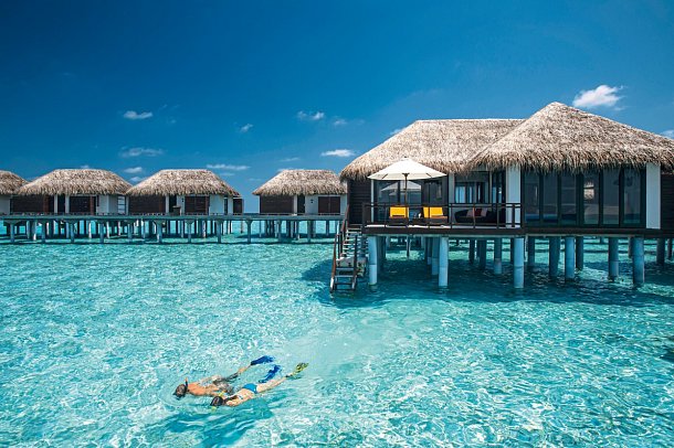 Niva Velassaru Maldives - Wohnbeispiel Water Villa (Zimmercodierung VX1)