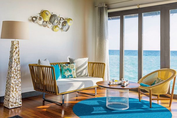 Niva Velassaru Maldives - Wohnbeispiel Water Villa (Zimmercodierungen VX1 & VX2)