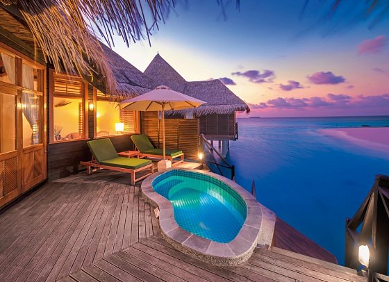 Coco Palm Dhuni Kolhu - Wohnbeispiel Sunset Lagoon Villa (Zimmercodierungen VL2 & VL8)