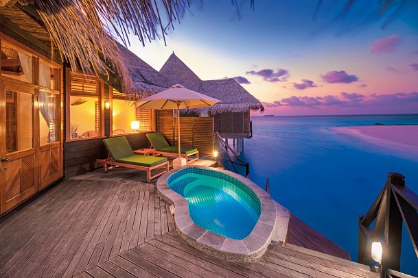 Coco Palm Dhuni Kolhu - Wohnbeispiel Sunset Lagoon Villa (Zimmercodierung VL2)