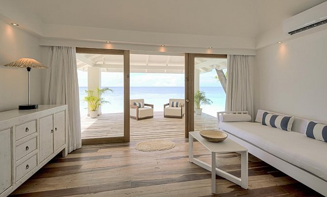 ananea Diamonds Athuruga - Wohnbeispiel Beach Front Junior Suite (Zimmercodierung JB1)