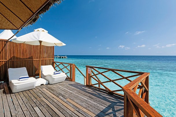 Safari Island Resort & Spa - Wohnbeispiel Semi Water Bungalow (Zimmercodierung BX1)