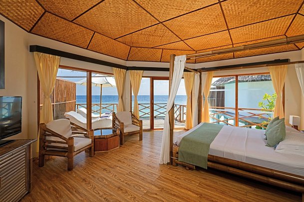Safari Island Resort & Spa - Wohnbeispiel Semi Water Bungalow (Zimmercodierung BX1)