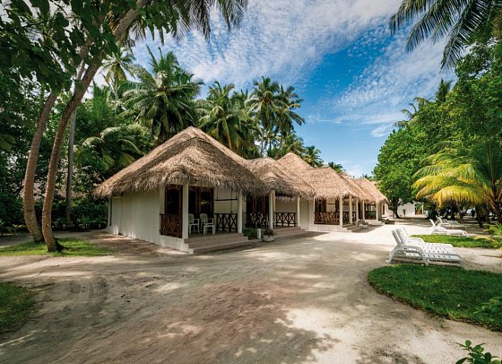 Fihalhohi Maldives - Wohnbeispiel Premium Beach Villas (Zimmercodierung VB1)