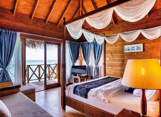 Fihalhohi Maldives - Wohnbeispiel Water Villa (Zimmercodierung VX1)