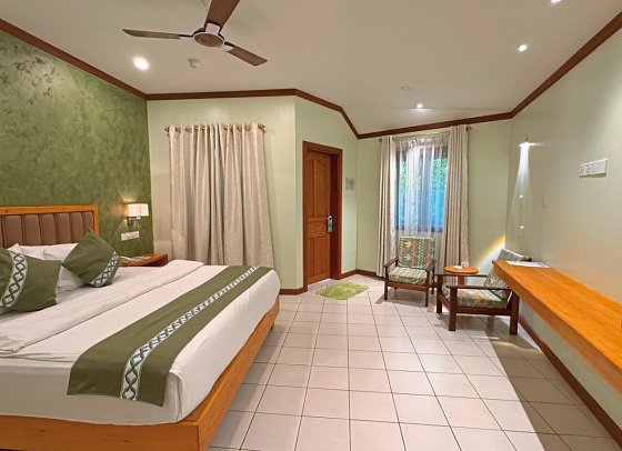 Fihalhohi Maldives - Wohnbeispiel Deluxe Superior (Zimmercodierung VB2)