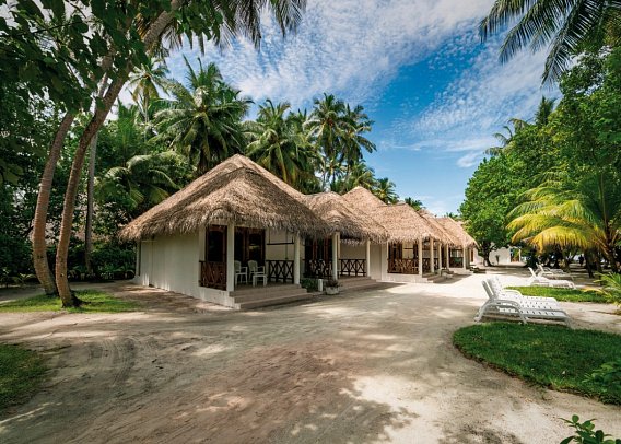 Fihalhohi Maldives - Wohnbeispiel Premium Beach Villas (Zimmercodierung VB1)