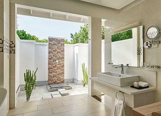 Siyam World Maldives - Beispiel Bad Beach Suite with Pool (Zimmercodierungen WB1 & WV1)