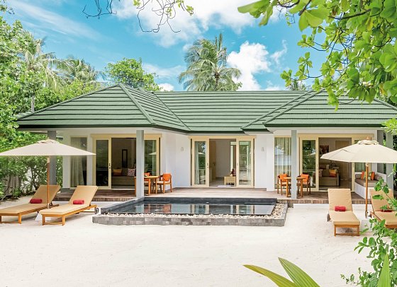 Siyam World Maldives - Wohnbeispiel Two Bedroom Pool Beach Villa (Zimmercodierungen FX1 & FV1)
